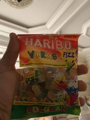 Haribo Worms Fizz - 8691216017436