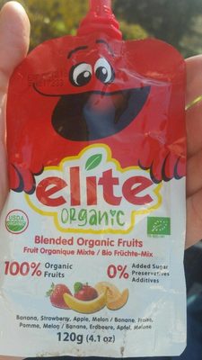 Gourde De Fruits 100% Pomme Banane Fraise Melon120 - 8697404764410