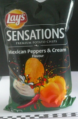 Sensations Mexican Peppers & Cream Flavour - 8710398160034