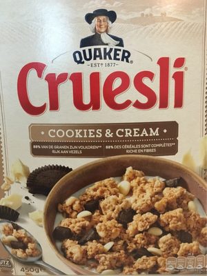 Quaker Cruesli Cookies & Cream - 8710398505088