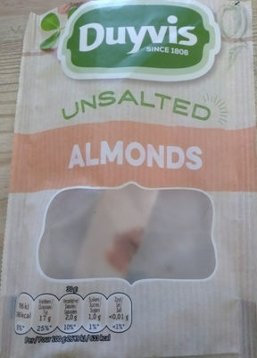 Duyvis Unsalted Almonds - 8710398507365