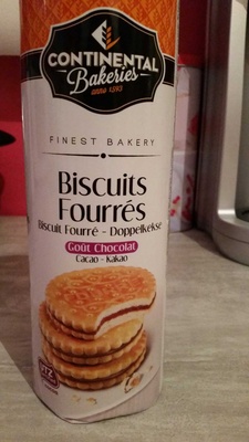 Biscuits fourrés goût chocolat - 8710445016925