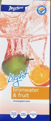 Water & Fruit Sinaasappel- Peer Light - 8710458009259