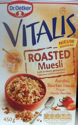 Vitalis Roasted Muesli Fraise-Vanille Bourbon - 8710466278623
