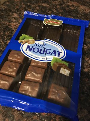 Marandi Milk Chocolate & Peanuts Soft Nougat (tray) - 8710486118480
