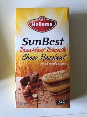 Hellema Sunbest Breakfast Biscuits Choco-hazelnut - 8710508601655