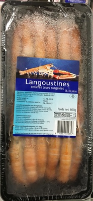 Langoustines entières crues surgelées - 8710557022357