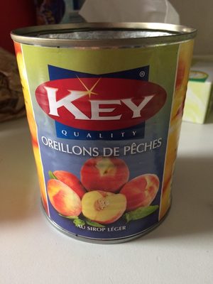 Oreillons de pêches au sirop léger - 8710563370237