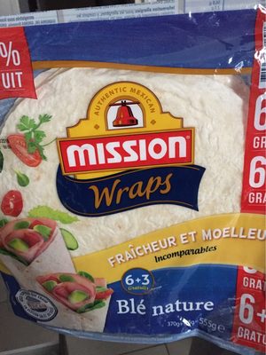 Wraps Blé Nature - 8710637105697