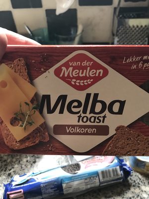 Melba toast volkoren - 8710649121012