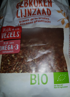 Gebroken Lijnzaad - Graines de lin brisées - Omega3 - 8710863801943