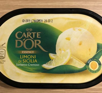 Carte D'or Sorbet Sicilian Lemon - 8710908907678