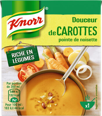 Knorr Soupe Douceur de Carottes Pointe de Noisette 30cl - 8710908953729