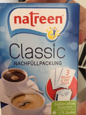 Natreen Tafelsüße Classic Nachfüllpackung 3x 32 g - 8711000005606