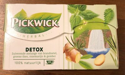 Detox thee brandnetel, groene thee, rozemarijn en gember - 8711000431689