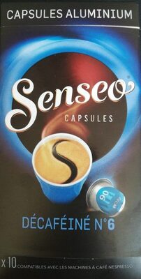 Senseo décaféiné N. 6 capsules - 8711000431757