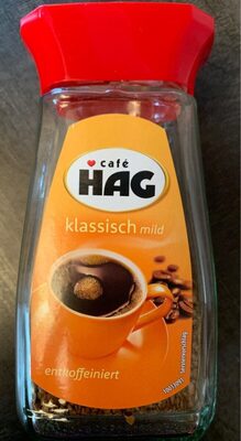 Café HAG klassisch mild entkoffeiniert 100-g-Glas - 8711000509005
