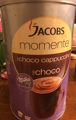 Jacobs Momente Choco Cappuccino, Mild With Milka Chocolate Taste, Box 500 G, 25339 - 8711000525098