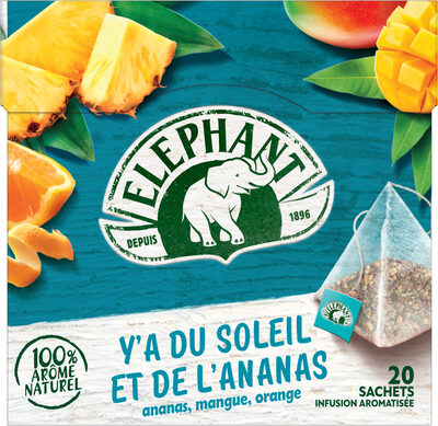 Elephant Infusion Ananas Mangue Orange 20 Sachets - 8711200363247