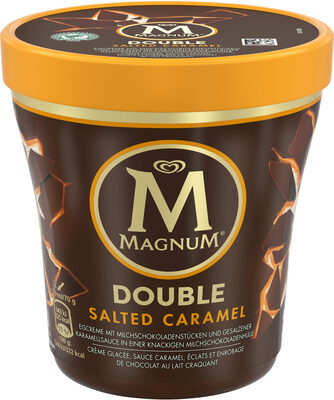 Magnum Glace Pot Double Caramel Salé 440ml - 8711327315365