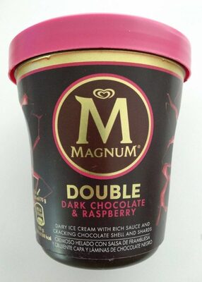 Magnum Double: Dark Chocolate & Raspberry - 8711327316027