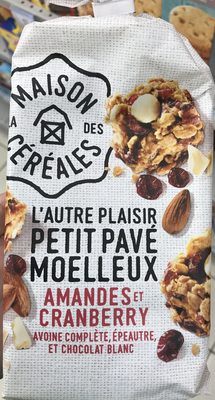 L'Autre Plaisir Petit Pavé Moelleux Amandes et Cranberry - 8711513339502