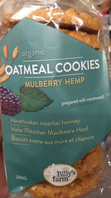 Oatmeal cookies Mulberry hemp - 8711753012241