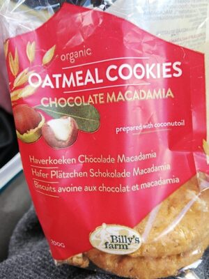 Oatmeal cookies chocolate macadamia - 8711753012258