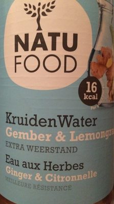 Natufood Kruidenwater Gember - 8711812416126