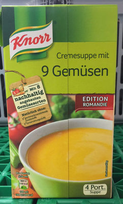 Knorr Crèmesuppe mit 9 Gemüsen - 8712100430367