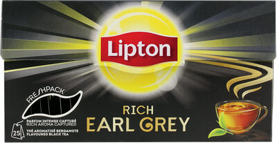 Lipton Thé Noir Rich Earl Grey 25 Sachets - 8712100619922