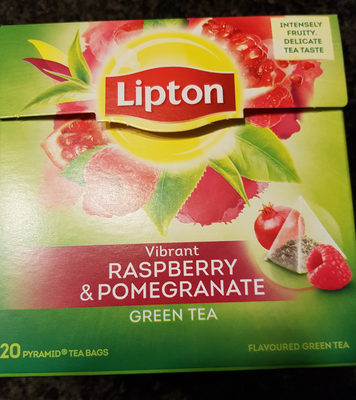 Lipton Green Tea Raspberry Pomegranate Pyramidenbeutel - 8712100620676
