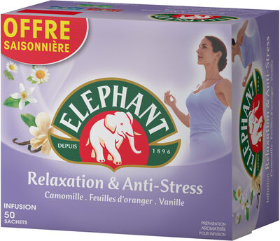 Elephant Infusion Relaxation & Anti-Stress 50 Sachets - 8712100671241