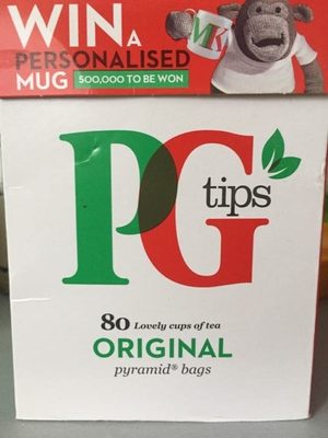 PG Tips 80 Pyramid Tea Bags 232G - 8712100712319