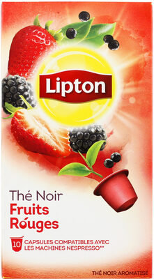 Lipton Thé Noir Fruits Rouges 10 Capsules - 8712100770906