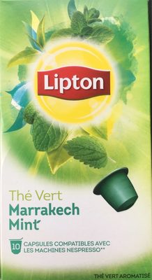 Lipton Tea 10'S Box Green Mint (25 Grams) - 8712100771439