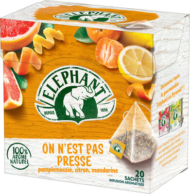 Elephant Infusion Pamplemousse Citron Mandarine 20 Sachets - 8712100784682