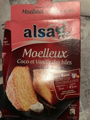 Alsa moelleux coco et vanille des Isles - 8712100798368