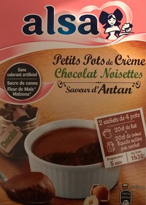 Petits pots de crème chocolat noisettes - 8712100798481