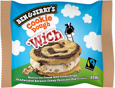 Ben & Jerry's Glace Wich Cookie Dough x3 240ml - 8712100860263
