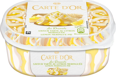 Carte D'or Les Desserts Glace Tarte au Citron Meringuée 900ml - 8712100876417
