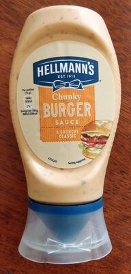 Hellmans Chunky Burger Sauce - 8712100891779