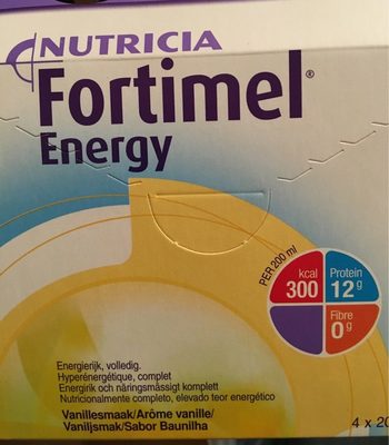 Fortimel Energy Vanillegeschmack (4X200 ML) - 8712400152419