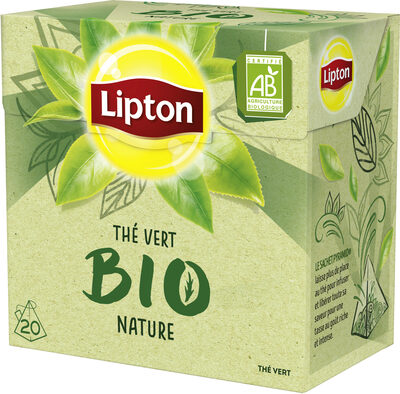 Lipton Bio Thé Vert Nature 20 Sachets - 8712423044005