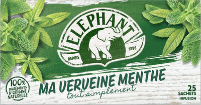 Elephant Infusion Ma Verveine Menthe Tout Simplement 25 Sachets - 8712566151615