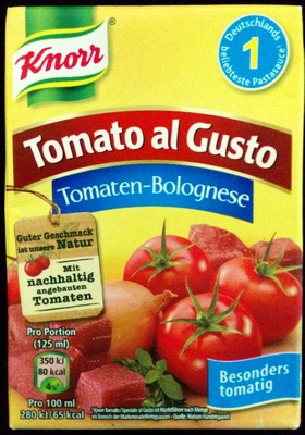 Knorr Tomato al Gusto Tomaten-Bolognese 370 g - 8712566202102