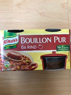 Knorr Bouillon Pur Rind 6x 28 g - 8712566361472