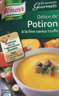 Soupe Délice De Potiron Saveur Truffe Et Touche De Noisette Moments Gourmet Knorr, - 8712566429110