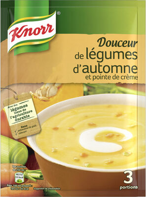 Knorr Soupe Douceur de Légumes d'Automne 83g 3 Portions - 8712566490530