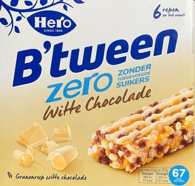B'tween zero witte chocolade - 8713500080794